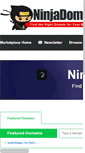 Mobile Screenshot of ninjadomain.com